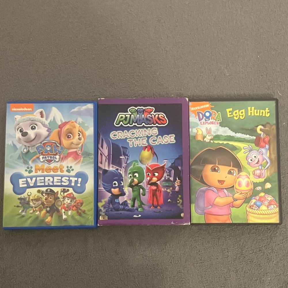 Kids DVDs - Dora, PJ Masks, Paw Patrol
